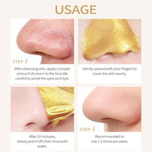 Load image into Gallery viewer, 24K Gold Snail Collagen Peel Off Mask Reduce Blackheads Deep Cleaning
